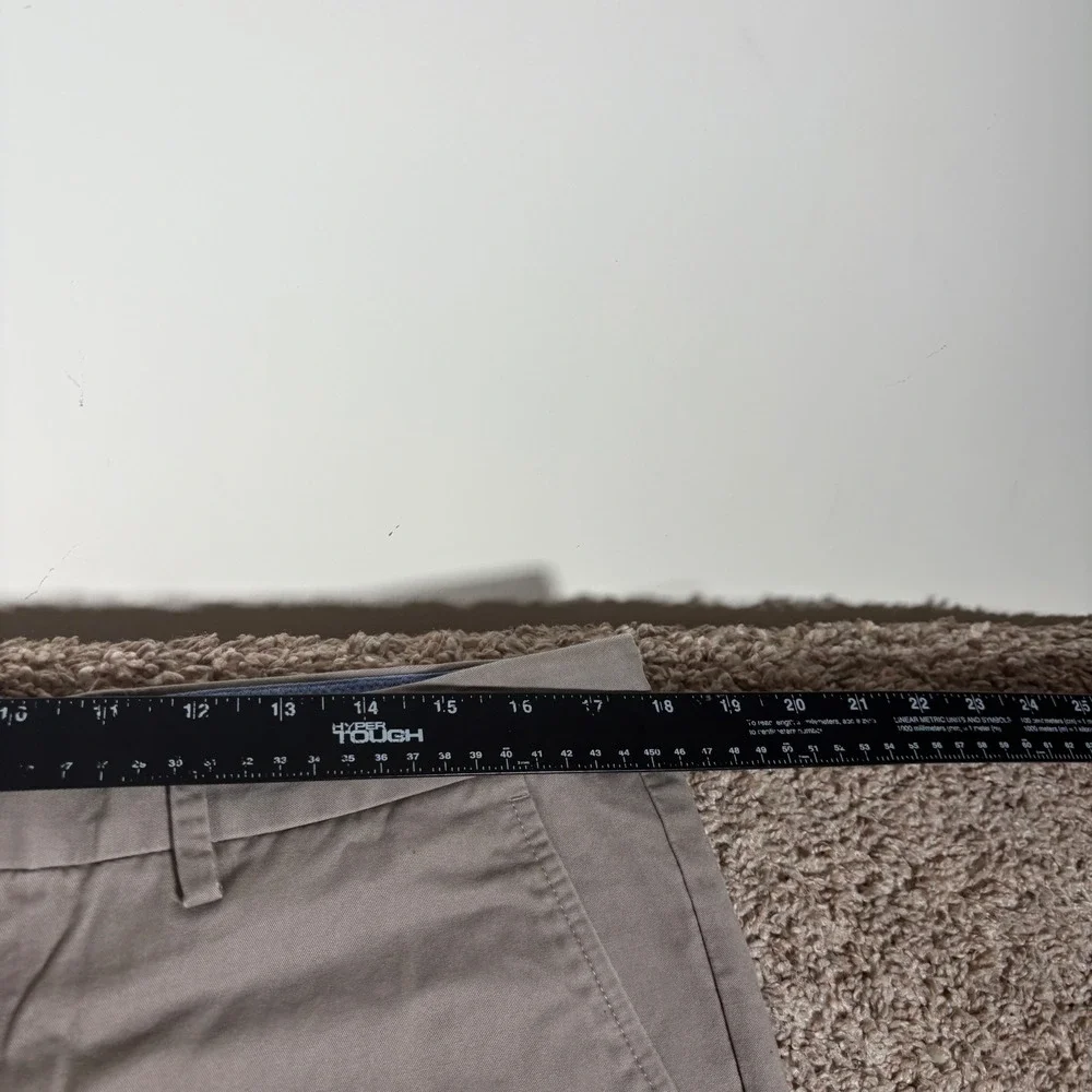 J. Crew Bedford Mens Khaki Tan Straight Leg Chino Pants‎ 36x32 Cotton Twill